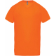 Proact T-shirt de sport manches courtes col v homme