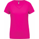Proact Ladies� V-neck short-sleeved sports T-shirt