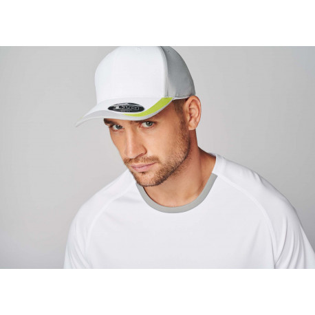 Proact Casquette de sport d�coupes contrast�es - 6 panneaux