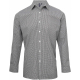 Premier Men´s long-sleeved microcheck gingham shirt