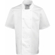 Premier Veste de cuisine manches courtes � boutons pression