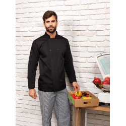 Premier Veste de cuisine manches longues � boutons pression