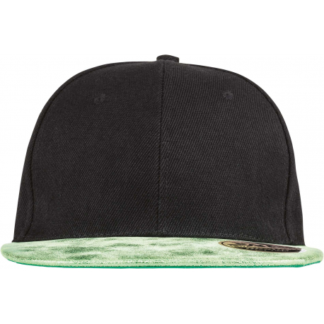 Result Bronx Glitter Flat Peak Snapback Cap