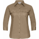 Russell Ladies´ Roll Sleeve Twill Shirt - 3/4 Sleeves
