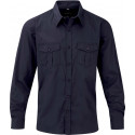 Russell Men´s Roll Sleeve Twill Shirt - Long-Sleeved