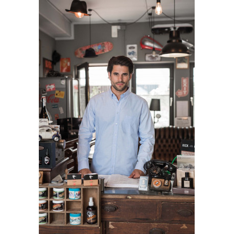 Russell LONG-SLEEVED WASHED OXFORD SHIRT