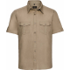 Russell Men´s Roll Sleeve Twill Shirt - Short-Sleeved