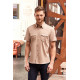 Russell Men´s Roll Sleeve Twill Shirt - Short-Sleeved