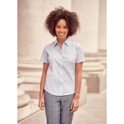 Russell Short-Sleeved Ladies´ Oxford Shirt