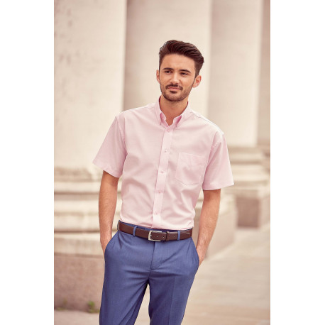 Russell CHEMISE HOMME MANCHES COURTES OXFORD