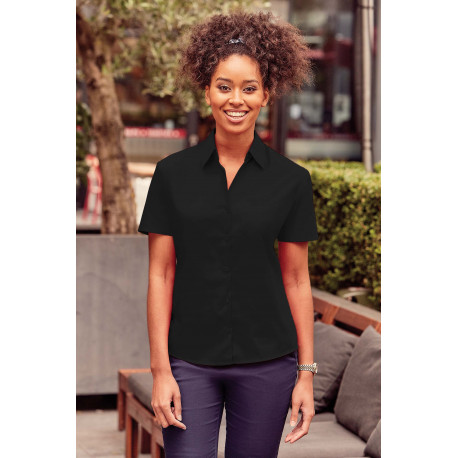 Russell Ladies´ Short-Sleeved Polycotton Poplin Shirt