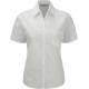 Russell Ladies´ Short-Sleeved Pure Cotton Poplin Shirt
