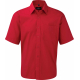Russell Men´s Short-Sleeved Pure Cotton Poplin Shirt
