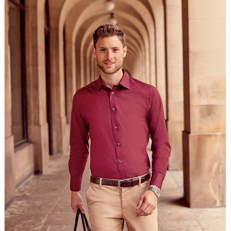 Russell Men´s Long-Sleeved Fitted Shirt