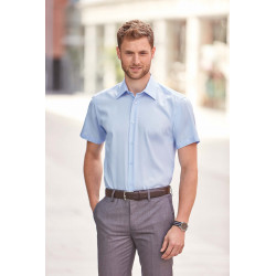 Russell CHEMISE HOMME MANCHES COURTES NON IRON - MODERNE