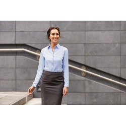 Russell Ladies´ Long-Sleeved Herringbone Shirt