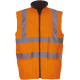 Yoko Hi-Vis Reversible Fleece Bodywarmer