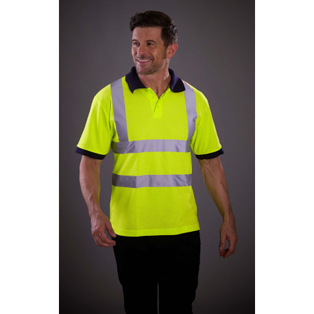 Yoko POLO MANCHES COURTES HAUTE VISIBILIT�