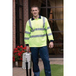 Yoko POLO MANCHES LONGUES HAUTE VISIBILIT�