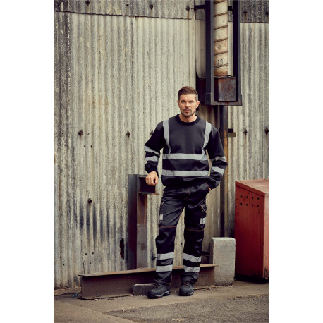 Yoko Hi-Vis crew neck Sweatshirt