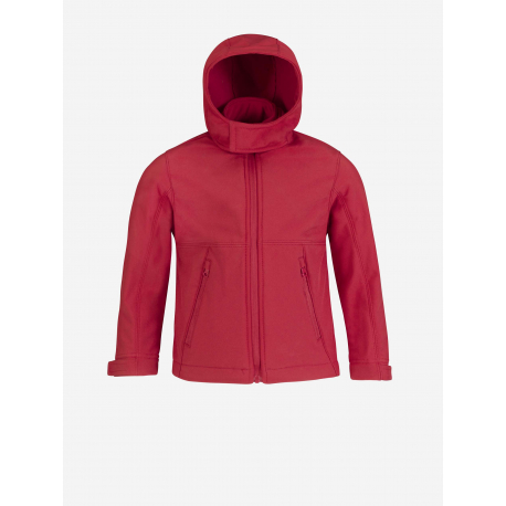 B&C Veste softshell capuche enfant