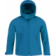 B&C Kids´ hooded softshell jacket
