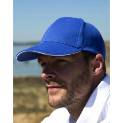 Result Headwear Memphis Low Profile Sandwich Peak Cap