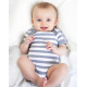 Babybugz Baby Striped Short Sleeve Bodysuit
