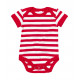 Babybugz Baby Striped Short Sleeve Bodysuit