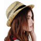 Beechfield Straw Summer Trilby