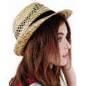 Beechfield Straw Summer Trilby