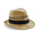 Beechfield Straw Summer Trilby