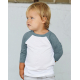 Bella+Canvas Toddler 3/4 Sleeve Baseball Tee