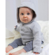 Babybugz Baby Striped Hooded T