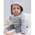 Babybugz Baby Striped Hooded T