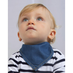 Babybugz Baby Rocks Denim Bandana Bib