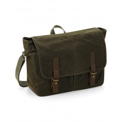 Quadra Heritage Waxed Canvas Messenger