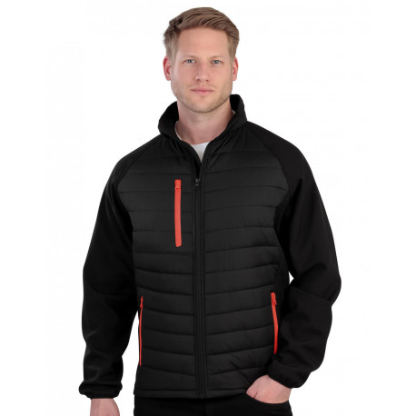 Result Black Compass Padded Softshell