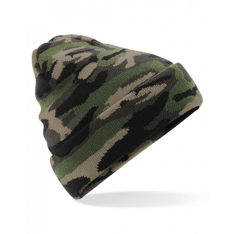 Beechfield Camo Cuffed Beanie