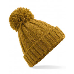 Beechfield Cable Knit Melange Beanie