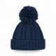 Beechfield Cable Knit Melange Beanie