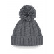 Beechfield Cable Knit Melange Beanie