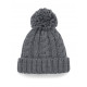 Beechfield Infant/Junior Cable Knit Melange Beanie