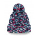 Beechfield Twister Chunky Pom Pom Beanie