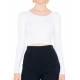 American Apparel Women´s Jersey LS Crop Top