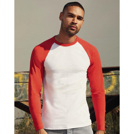 Fruit of the Loom Valueweight Long Sleeve Baseball T