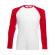 Fruit of the Loom Valueweight Long Sleeve Baseball T
