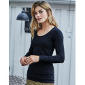 Tee Jays Ladies Stretch LS Tee Extra Long