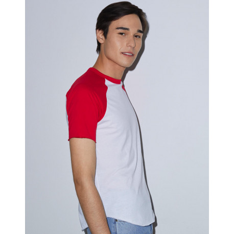 American Apparel Unisex Poly-Cotton Raglan T-Shirt