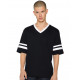 American Apparel Unisex Poly-Cotton V-Neck Football T-Shirt
